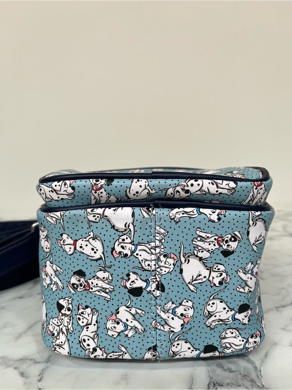 Loungefly Disney 101 Dalmatians Light Blue Crossbody Bag - Picture 11 of 13